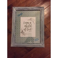 farmhouse sign I AM A CHILD OF GOD HOMEMADE rustic decor sign picture   153139749891